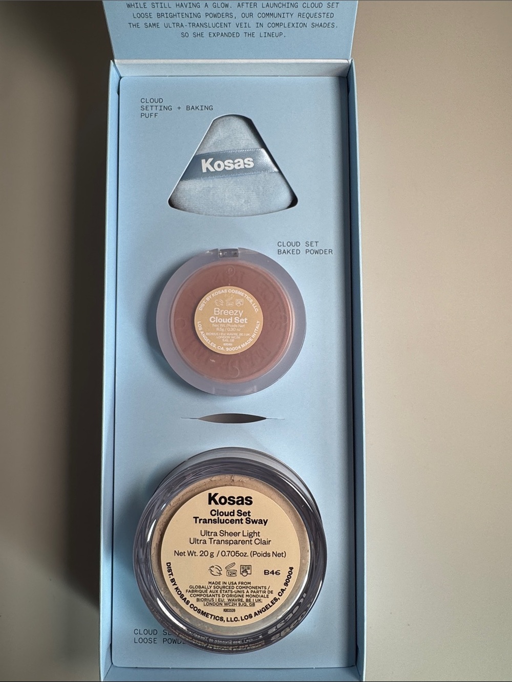 KOSAS LOOSE & PRESSED POWDER * NEW IN BOX* - Picture 4 of 4
